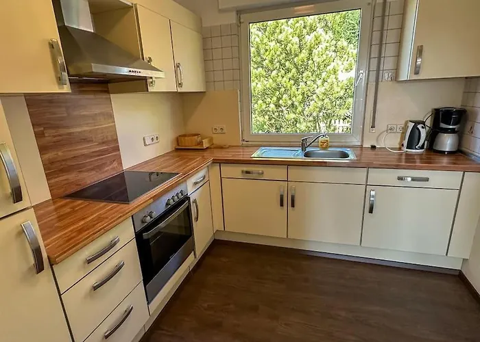 Benedenappartement In Met Uitzicht En Balkon Apartman Winterberg